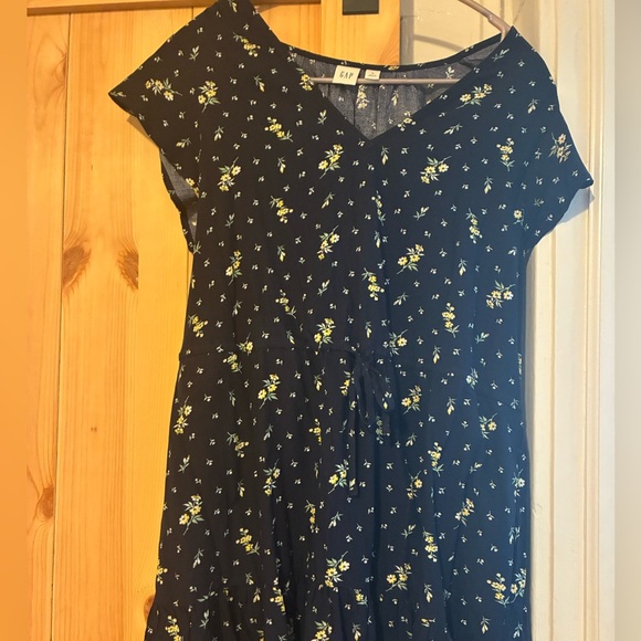 GAP flutter sleeve tie waist mini dress - Picture 1 of 3